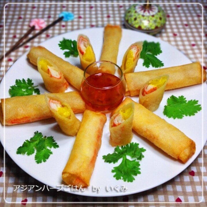 カニカマとマンゴーのタイ春巻き スイチリで レシピ 作り方 By いくみん5385 楽天レシピ カニカマとマンゴーのタイ春巻き スイチリで レシピ 作り方 By いくみん5385 楽天レシピ